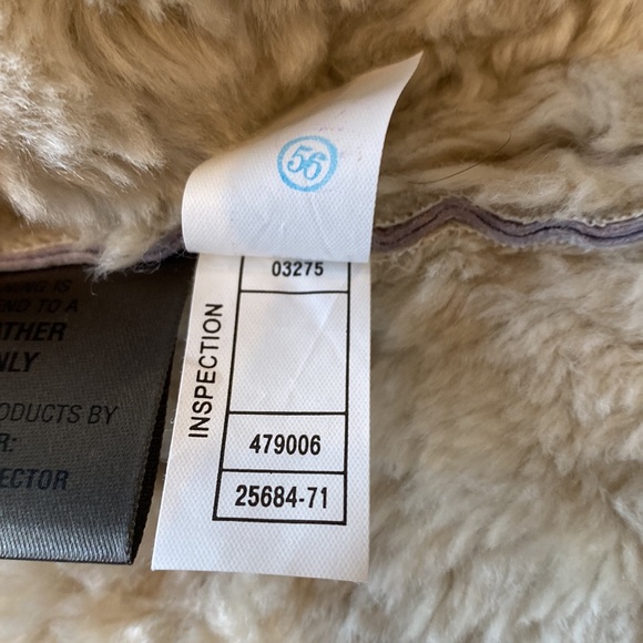 Wilsons Leather Maxima Suede Lavender Faux Fur Trim Lining Jacket 90s Y2K Size S - Picture 13 of 16